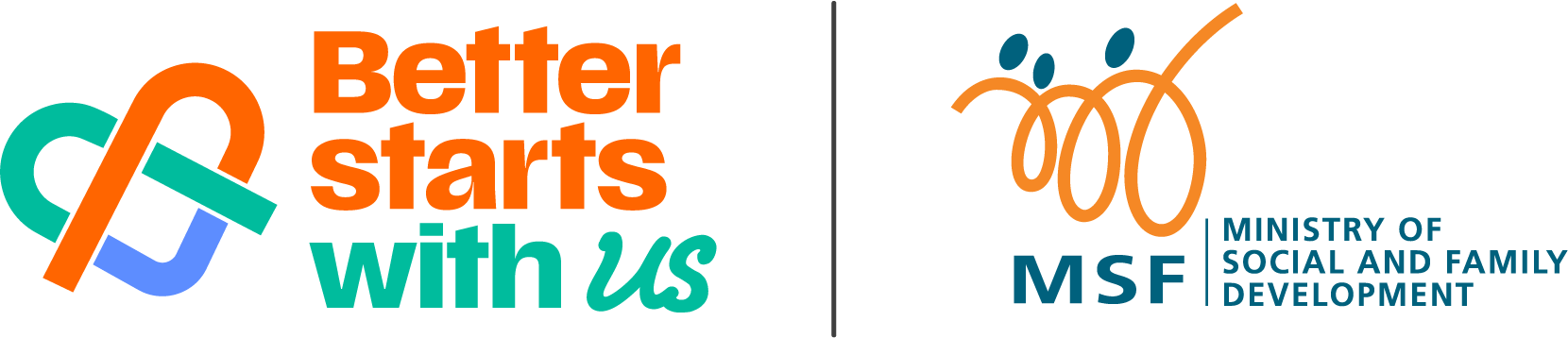 Two organizational logos: "Better starts with us" (interlocking loops) and MSF (abstract figures).