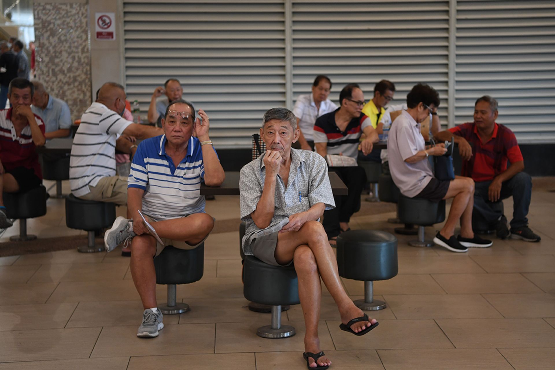 Race attendance has dwindled over the years, and loyalists are mostly senior citizens now. ST PHOTO: SHINTARO TAY