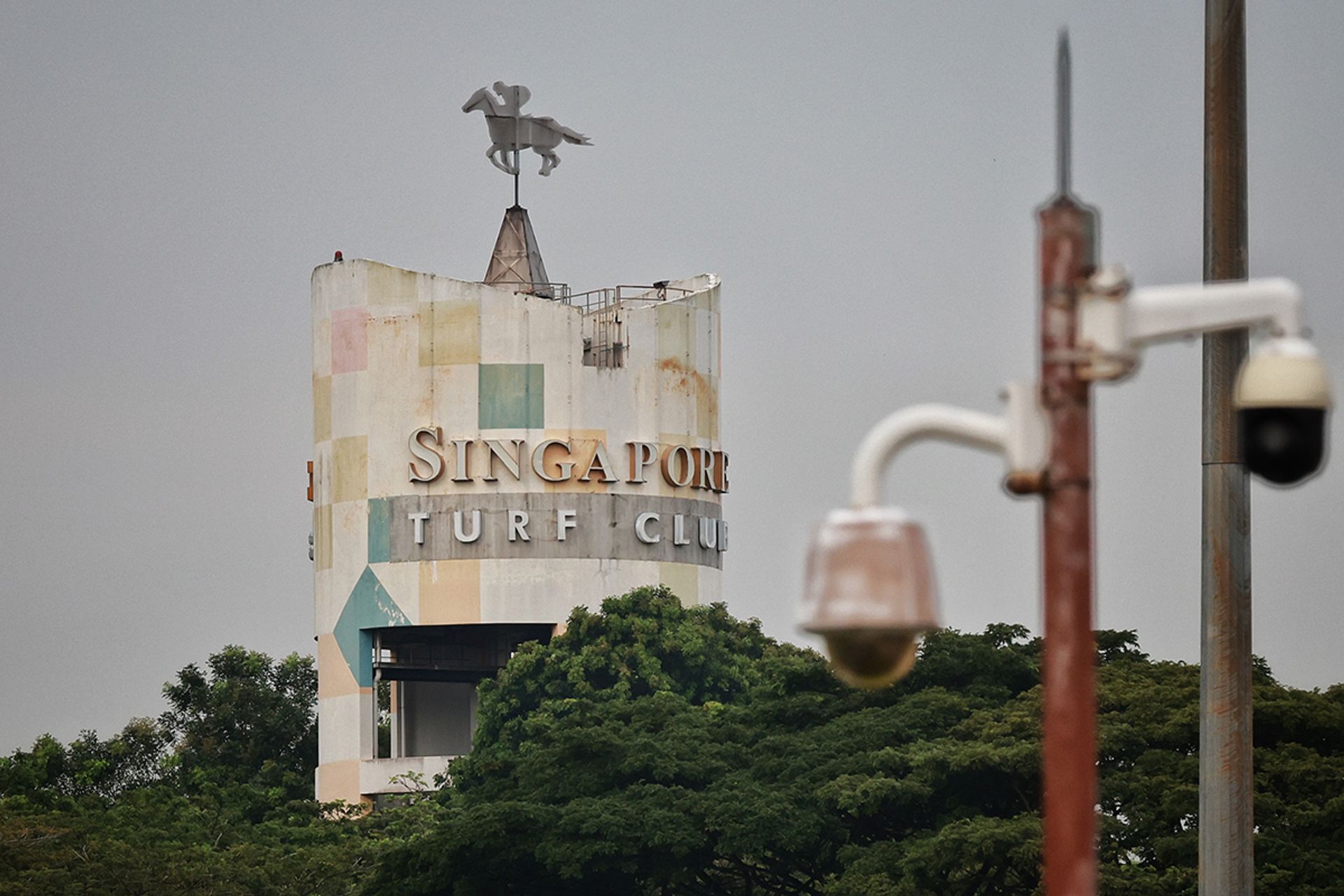 A tower at the Singapore Turf Club. ST PHOTO: JASON QUAH