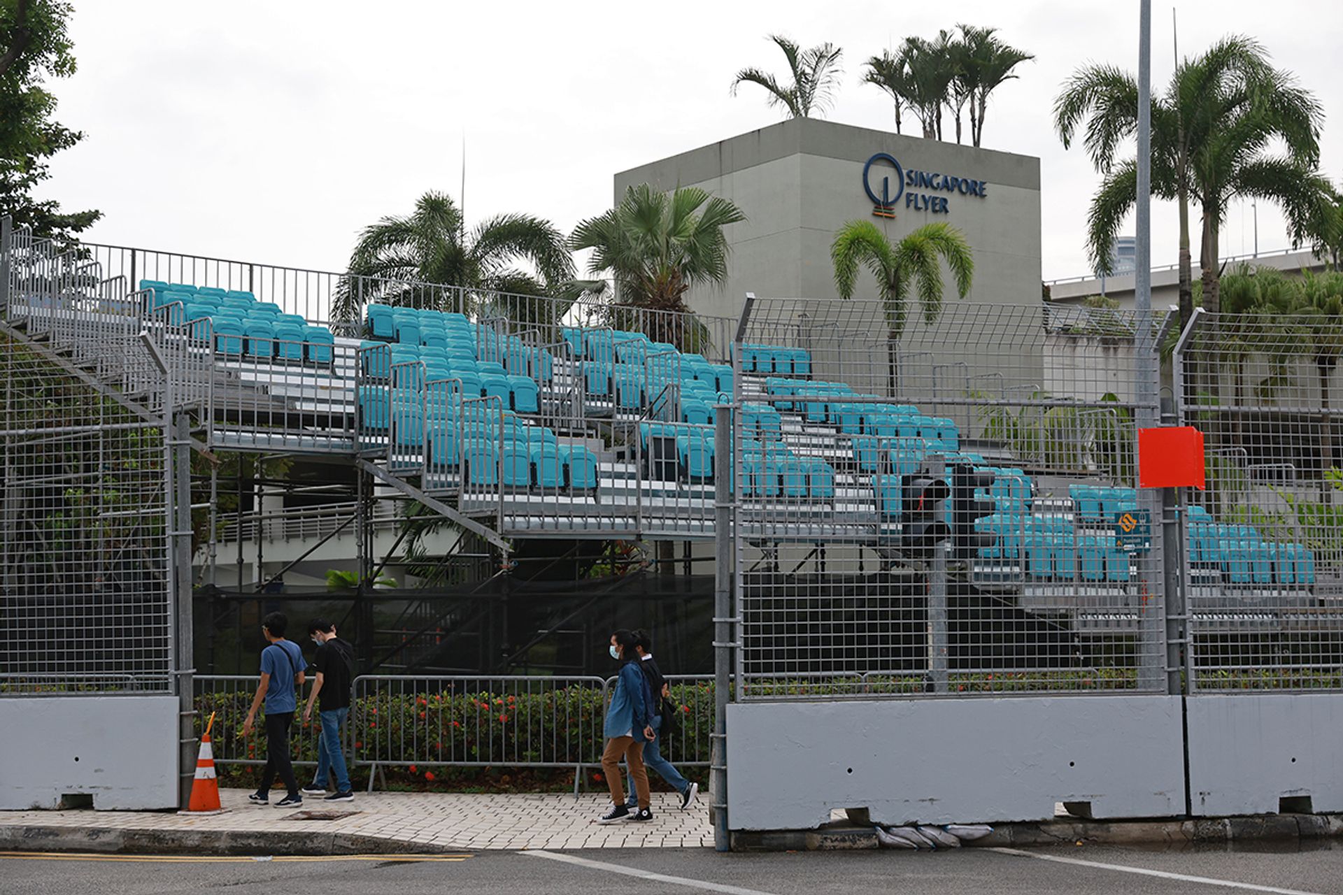 The Raffles Grandstand, located at Turn 5, is one of the new grandstands set up for 2023.