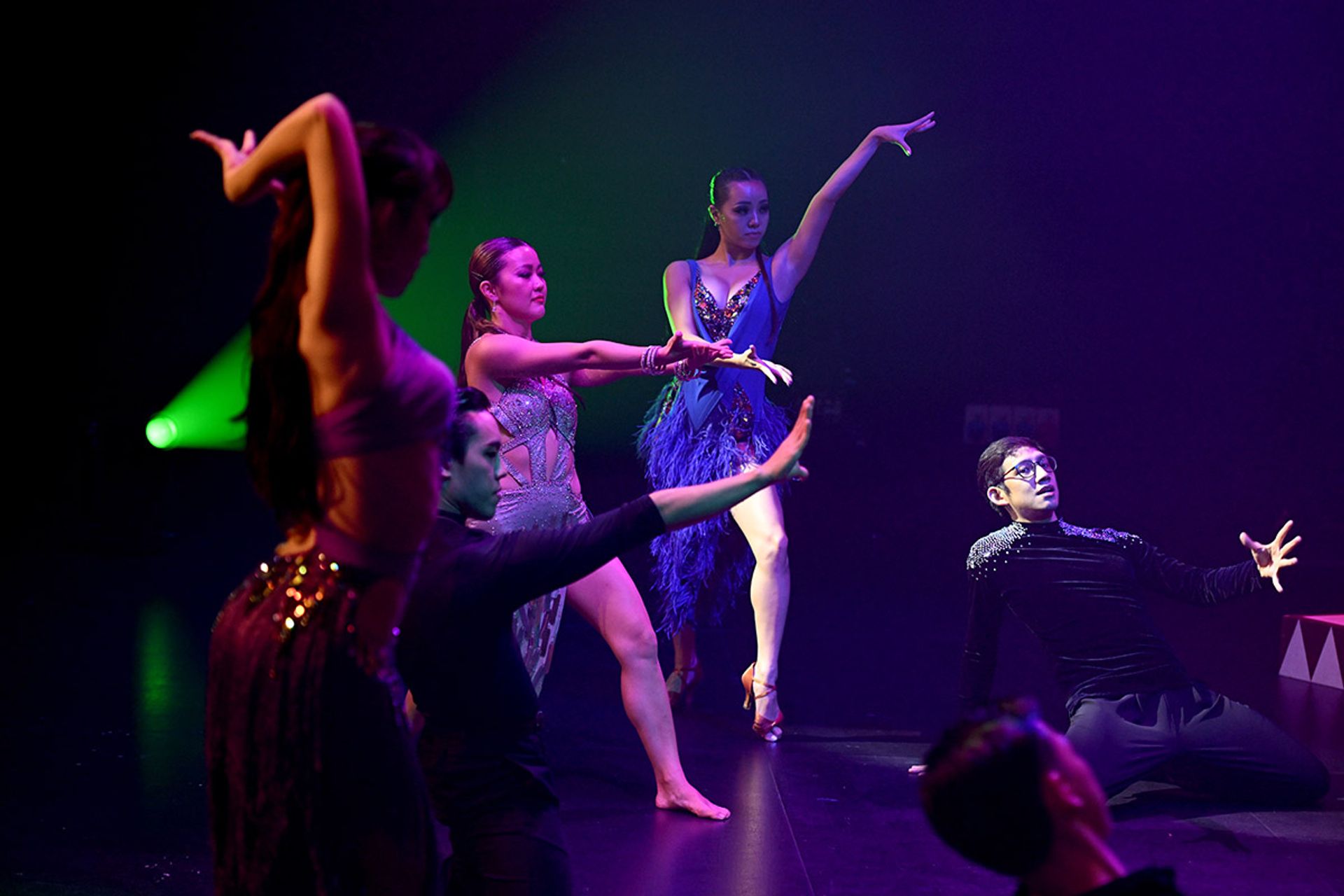 Altrades’ Latin dancers in eye-catching cabaret-themed costumes.