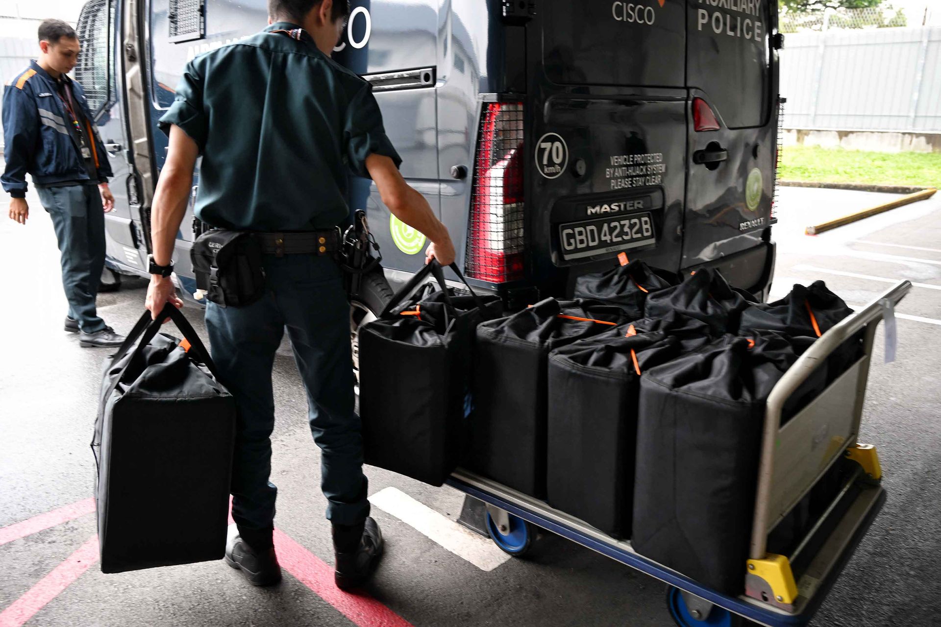 Certis has close to 60 such vehicles out on various assignments, including replenishing ATMs, at any point of time.