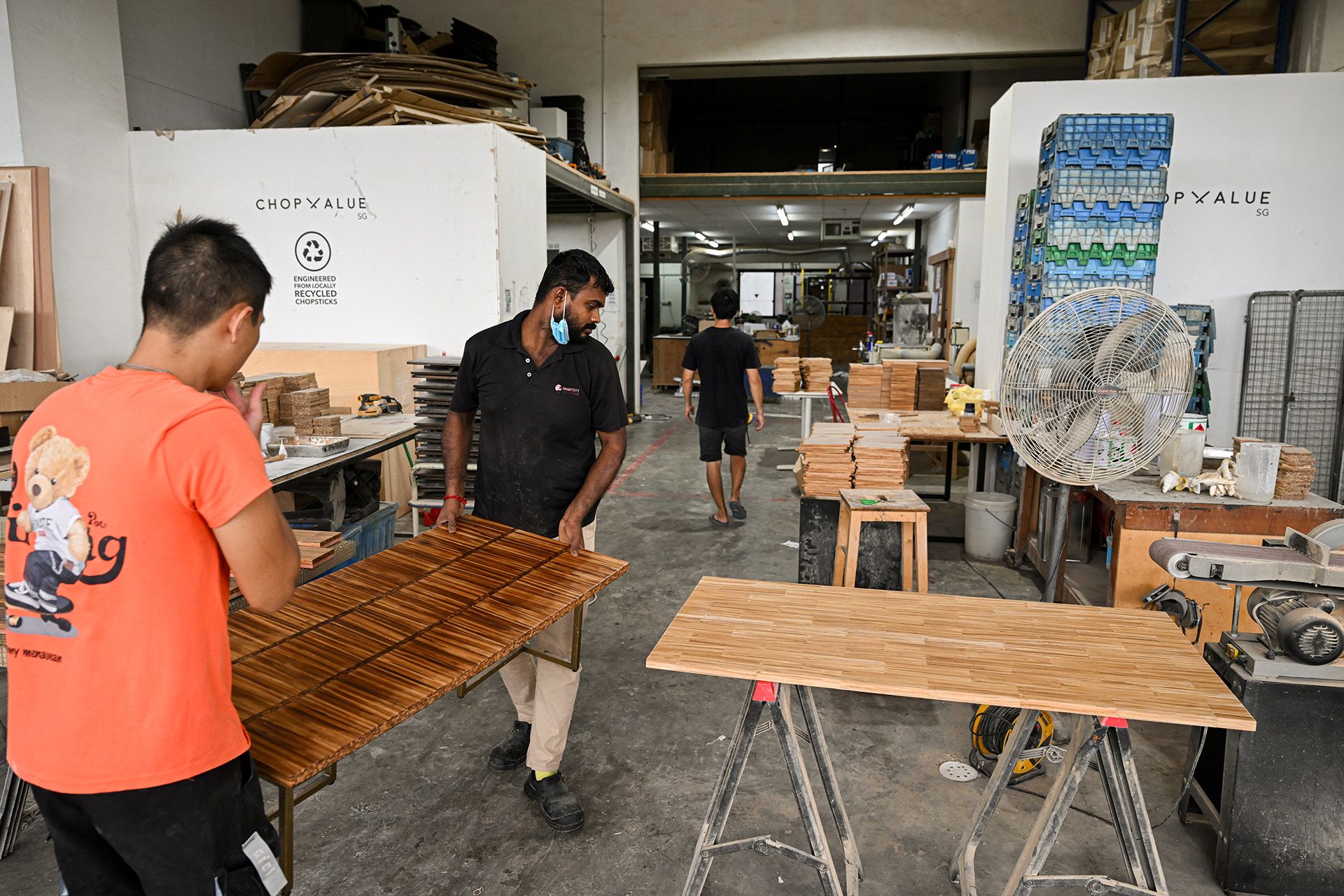 The ChopValue microfactory in Loyang.