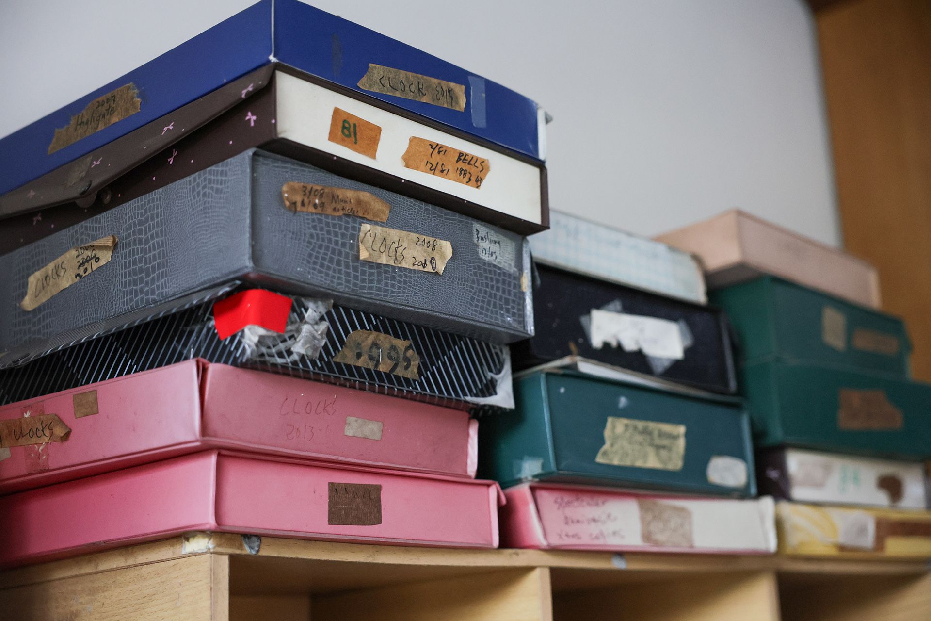 The box files contain copies of the magazine Clocks, which Mr Mun began subscribing to in 1979.