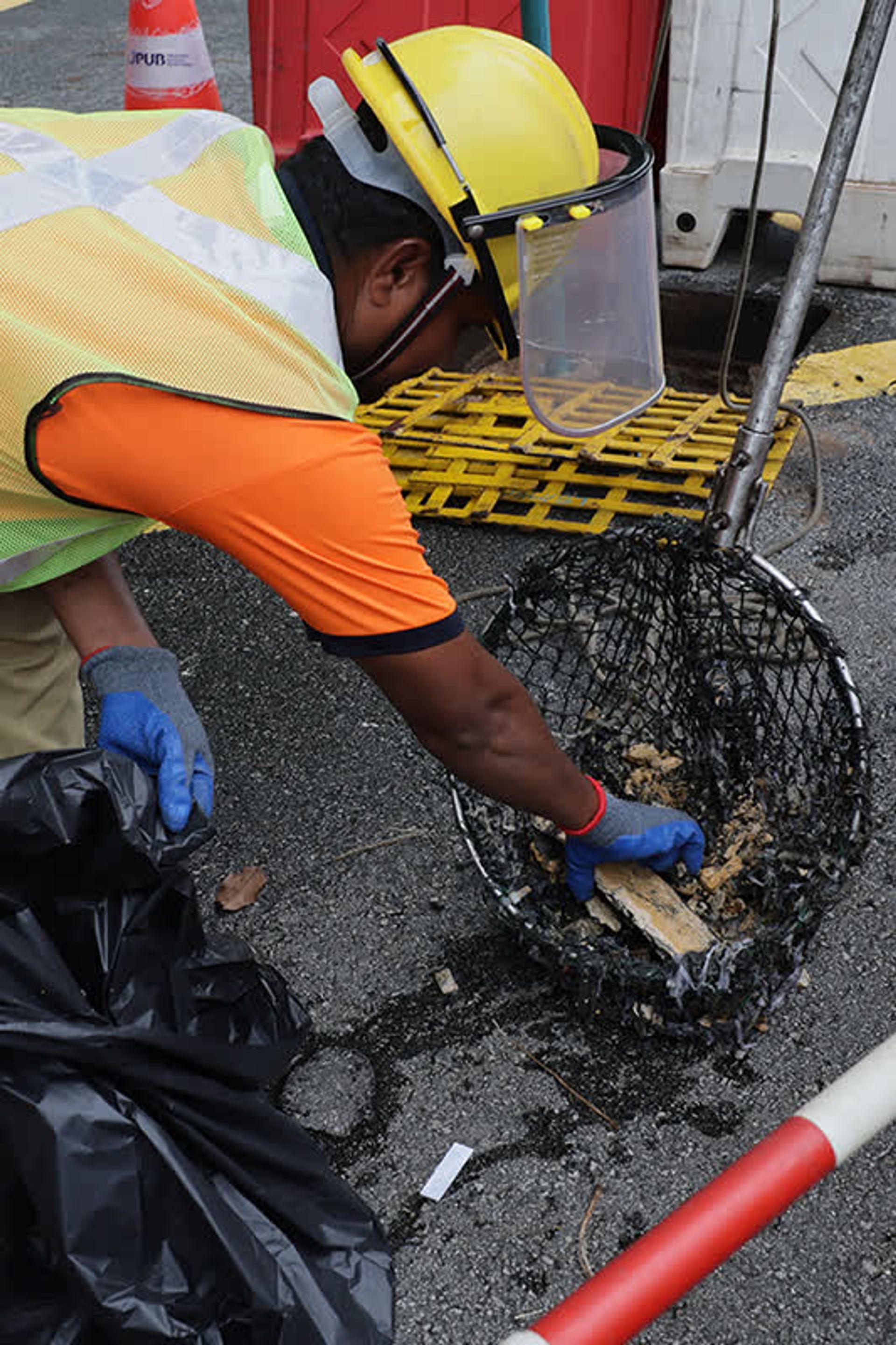 Grease is the trickiest to deal with, as it will harden and accumulate over time to form blockages in the sewers. Additional rounds of sewer-cleaning are required to clear the hardened grease.