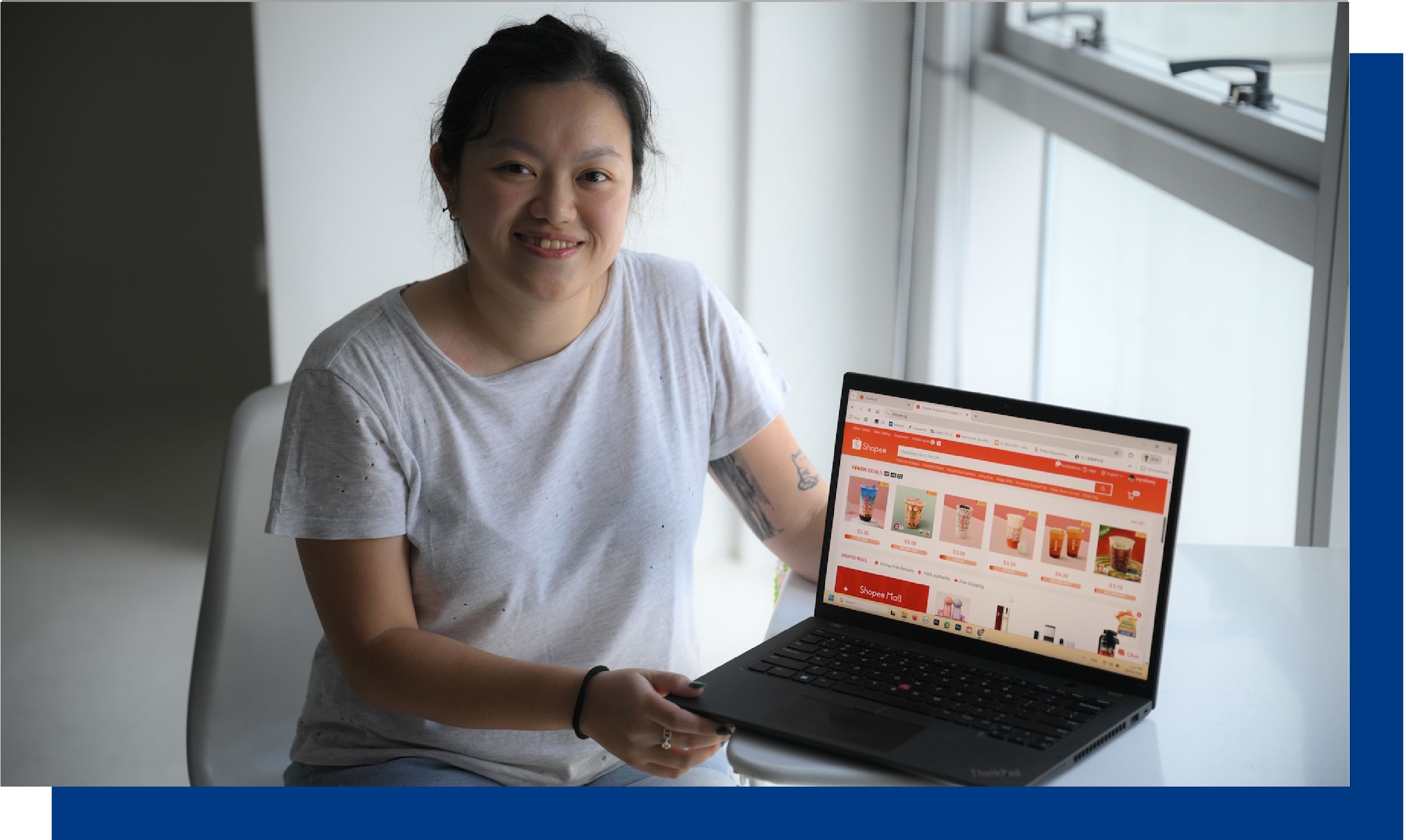 Ms Myra Kheng, 31, communications manager.