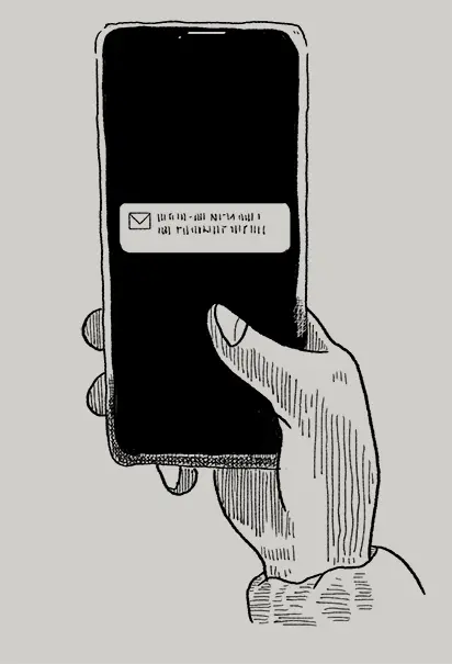 An illustration of a mobile phone.