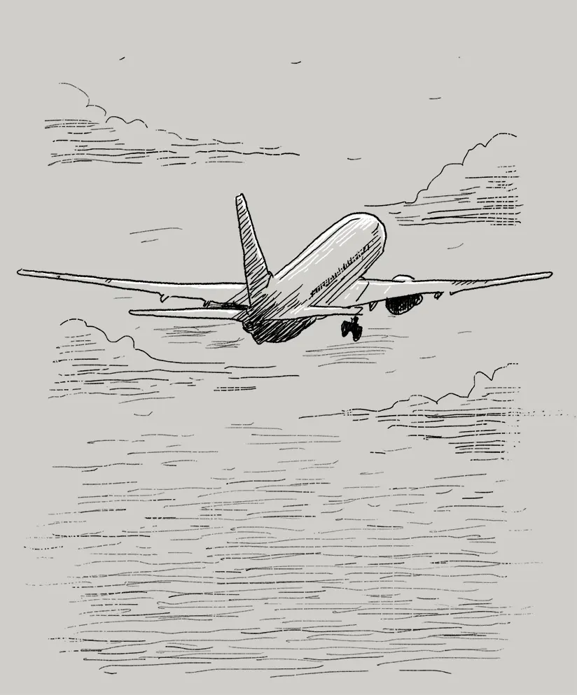 An illustration of an airplane.