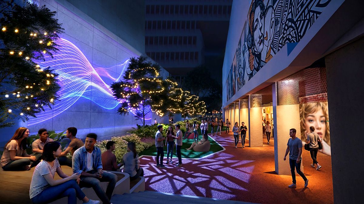 Artist's impression of the new 3,000-capacity Live Nation venue on Orchard Road.