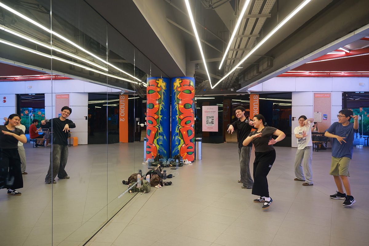 Dancers practise at *Scape in Orchard Link on July 11, 2026.