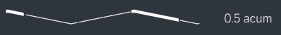 An animation of lines shifting in shape as the “sharpness” value increases.