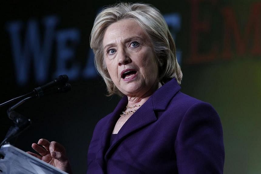 Democrat Hillary Clinton broke her silence over a budding controversy involving her e-mails when she was secretary of state, saying she wanted the US State Department to release them swiftly. -- PHOTO: REUTERS